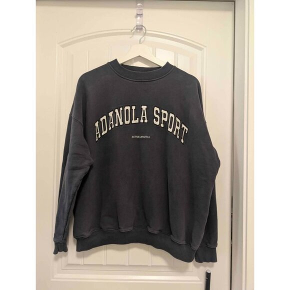 Adanola sport sweatshirt midnight blue sz Small - Picture 2 of 6